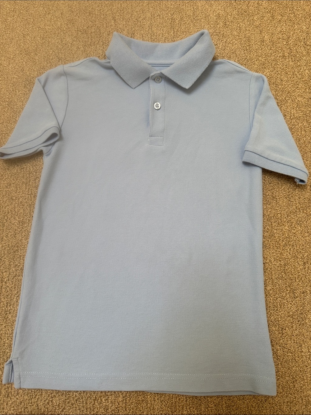 Nautica Boys Light Blue Short Sleeve Polo